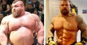 See Eddie Hall Incredible 3-Year 36kg/77 lbs Weight Loss Transformation – Fitness Volt