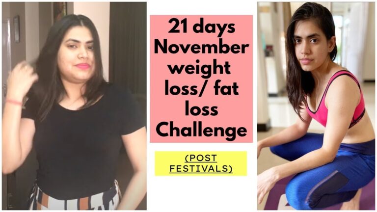 21 days fat loss / weight loss diet plan & workout | NOVEMBER CHALLENGE | Real Detox tips