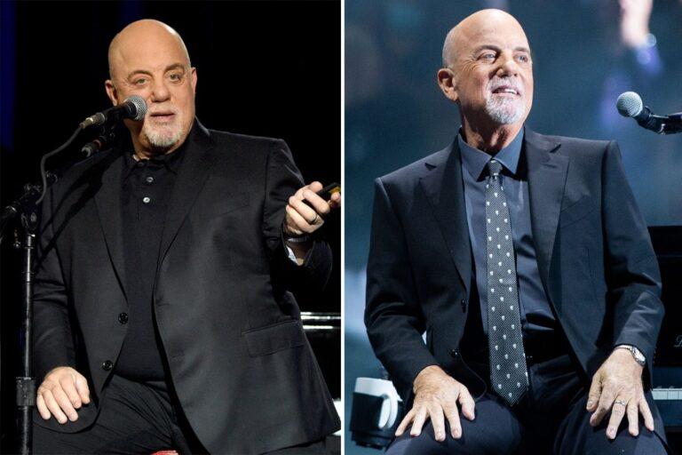 Billy Joel shows off 50-pound weight loss on stage