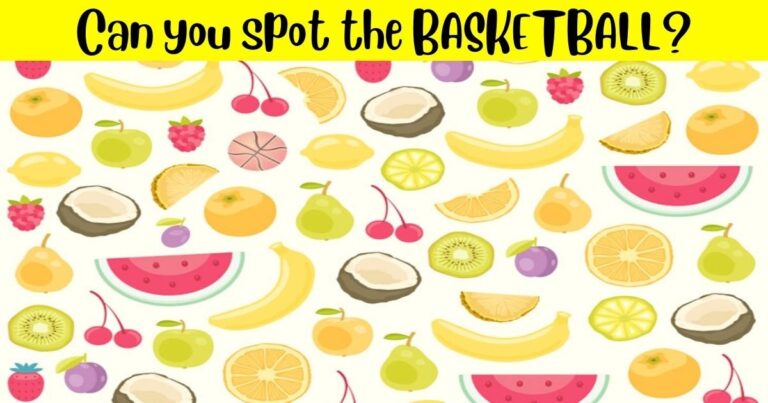 9 Out Of 10 People Can’t Find The BASKETBALL Among Fruits! But How Fast Can You Spot It?