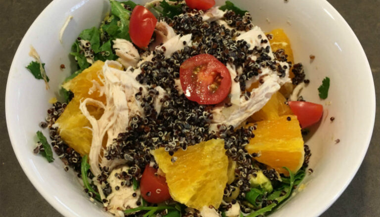 Healthy, Tasty, Simple: Orange Chicken Quinoa Salad
