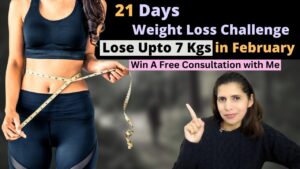 21 Days Weight Loss Challenge | February | Lose Upto 7 Kgs | Get Flat Belly | Boost Energy & Mood