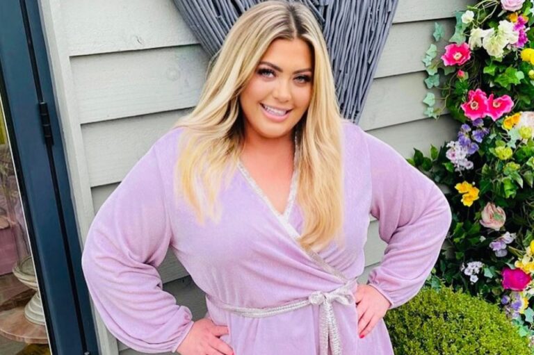 Gemma Collins is the slimmest she’s EVER looked in glamorous purple coord after four stone weight loss