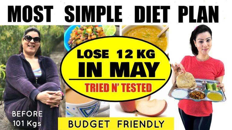 Easily Lose 12 Kgs In MAY | Most Simple Diet Plan For QUICK Weight Loss | 100% Effective Diet