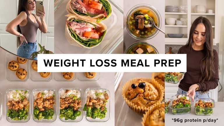 1 hour weight loss meal prep - 96g protein + super easy (pt 3)