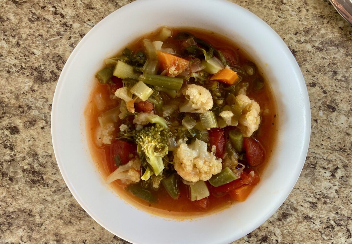 WW Zero Point Low Calorie Vegetable Soup for Weight Loss